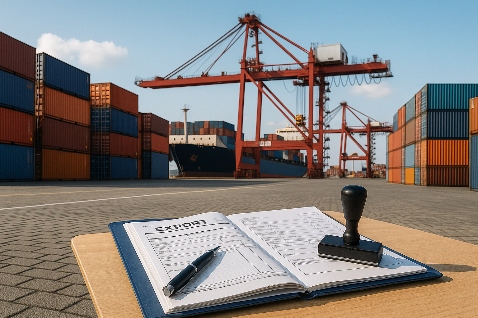 検査・輸出通関準備